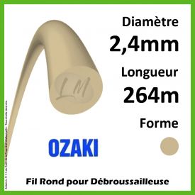 Fil Rond Ozaki Green Beige 2,4mm x 264m