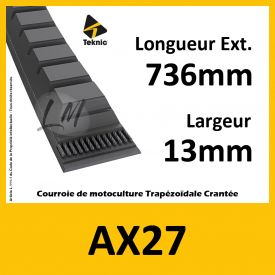 Courroie AX27 - Teknic