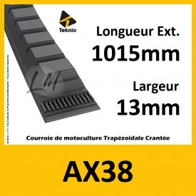 Courroie AX38 - Teknic