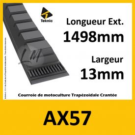 Courroie AX57 - Teknic