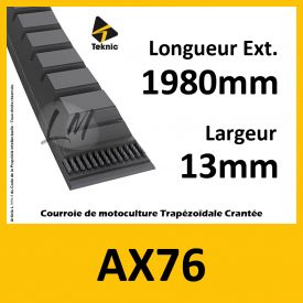Courroie AX76 - Teknic