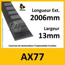 Courroie AX77 - Teknic