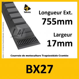 Courroie BX27 - Teknic