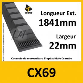 Courroie CX69 - Teknic