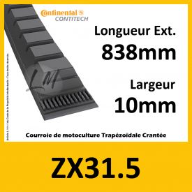 Courroie ZX31.5 - Teknic