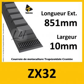 Courroie ZX32 - Teknic