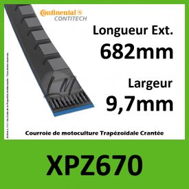 Courroie XPZ670 - Continental Pioneer